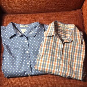 L.L. Bean Wrinkle-Free Oxford Shirt Women’s Small